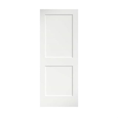 Roman Arc Raised 2-Panel Primed Pine Interior Door. 36 " x 80" x 1-3/8 "