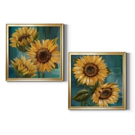 Sunflower I - 2 Piece Picture Frame Print Set