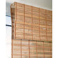 Cordless Light Filtering Natural Woven Bamboo Roman Shade 36 in. W x 64 in. L