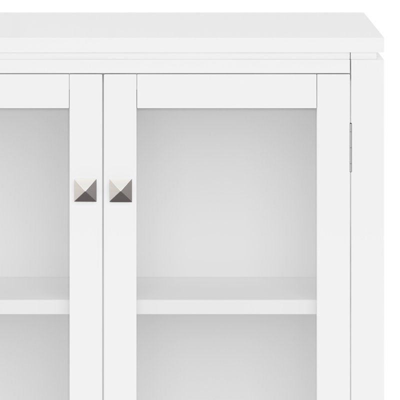 White Brodus 31'' Tall 2 - Door Accent Cabinet