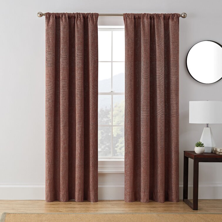 Brookstone Troy Solid Max Blackout Thermal Rod Pocket Single Curtain Panel 50" W X 84" L